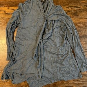 Steel blue fleece sweater